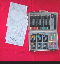 102-tlg. Malkoffer Stifte OVP Filzstifte  Wasserfarben  unbenutzt Kids Activity