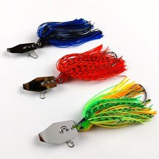 3 St. CHATTER BAIT  Blade Spinner Bait Blinker Fransen Jig Forelle Zander Hecht