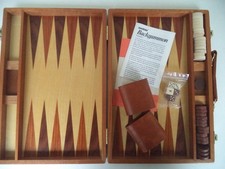 Backgammon Holz in Kassette