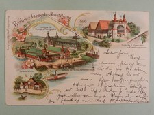 AK Berlin Gewerbe-Ausstellung 1896 Litho