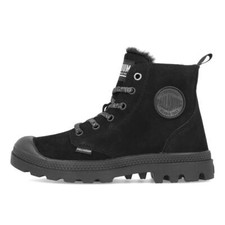 Palladium Pampa Hi Zip WL Damen Black Black Schuhe Sneaker Boots Stiefel Schwarz