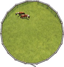 Longierzirkel Roundpen 17 m Weidepanels + Tor, AKTION,Weidepanel Paddock