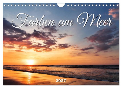 Farben meer wandkalender - am,