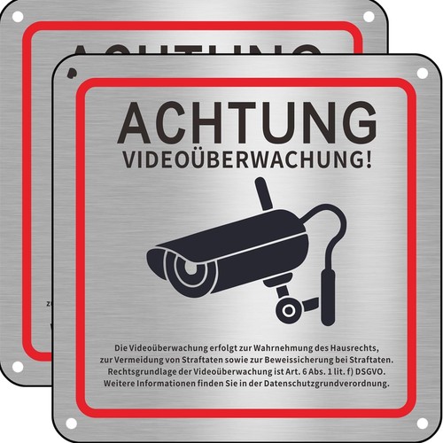 Video überwachungsschild 2 - Überwachungsschild,,
