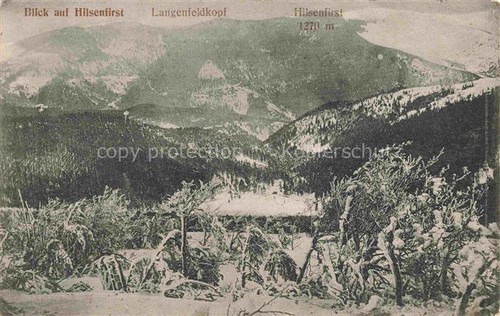 Hilsenfirst 1274m metzeral - 1274m,