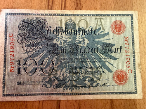 Banknote deutsches kaiserreich - banknote,