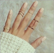 Set: 6 Stück Midi Ringe