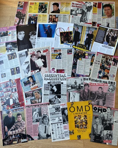 Omd poster artikel clippings - artikel,