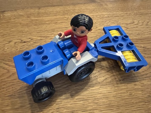 Lego duplo traktor blau mit - lego,
