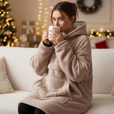 Hoodie braun Cozy Time braun