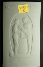 BERLIN: Porzellan-Plakette 1938. 175 JAHRE KPM - KÖNIGLICHE PORZELLAN-MANUFAKTUR