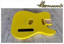 Tele Erle Body / Tele Alder Body, Finish High Gloss Graffity Yellow