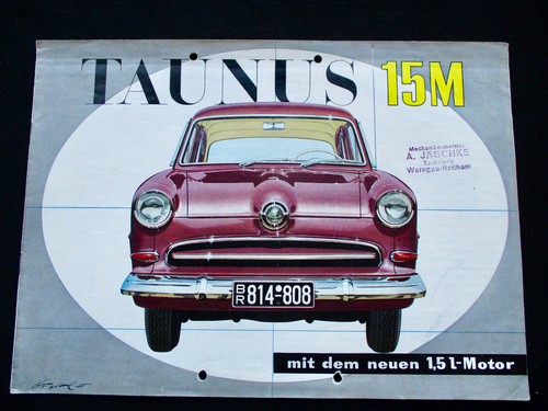 Ford weltkugel taunus 15m g4b - weltkugel,