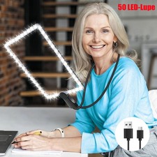 50 LED Leselupe Lesehilfe Lupe