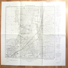 Topographische Karte Meßtischblatt Groß Christinenberg Nr. 2554, Stettin,Pommern