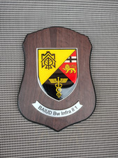 BUNDESWEHR BW VERBANDSABZEICHEN WANDSCHILD WAPPEN BAIUD Bw Infra II 1