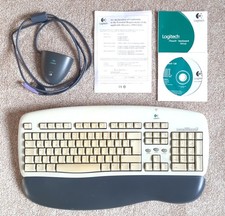 *** Funk-Tastatur Logitech Y-RC14 + Empfänger + Handballenauflage *** QWERTZ