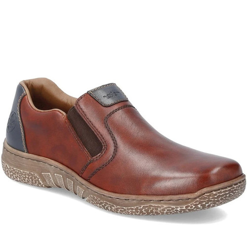 Rieker herren braune leder - braune,