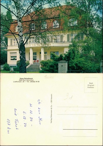 Ansichtskarte bad salzuflen - ansichtskarte,