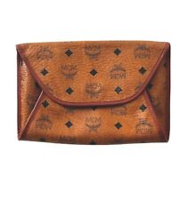 MCM Douglas Kosmetiktasche Clutch Vintage Handmade in Germany Visetos Cognac