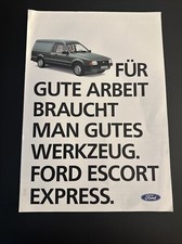 Ford Escort Express Autoprospekt Rarität 