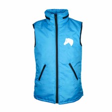 Kinder Reitweste Annika blau leicht gefüttert Kaputze Abverkauf B- Ware