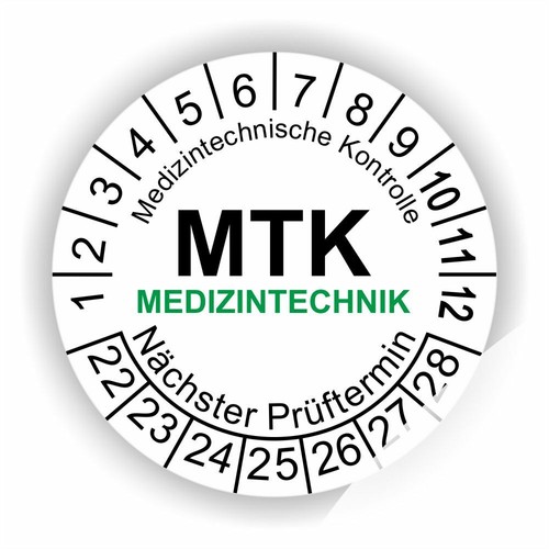 Prüfplaketten medizintechnik - prüfplaketten,