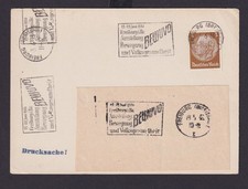 Deutsches Reich Drittes Reich Karte SST Freiburg i. Br. Ausstellung Bewegung und