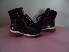 HÖGL Stiefeletten, Gr. 4, Lackleder, mehrfarbig