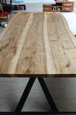 Tischplatte Esche massiv