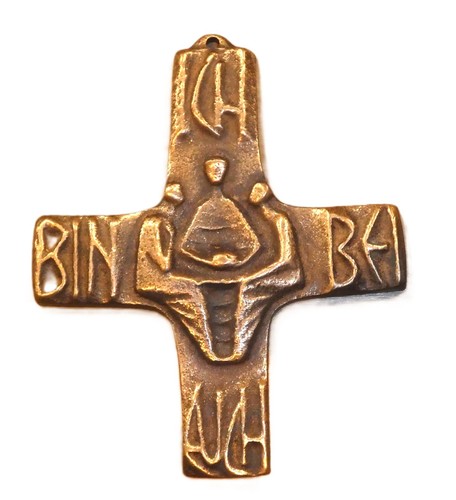 Bronzekreuz wandkreuz 10cm - bronzekreuz,