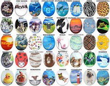 KLOBRILLE TOILETTENSITZ TOILETTENBRILLE WC BRILLE KLOSITZ KLODECKEL TIER MOTIVE