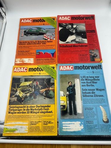 Adac motorwelt konvolut 1975 - adac,