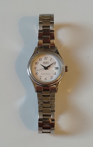 Adec damenuhr edelstahl quartz - damenuhr,