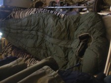 US.Army Schlafsack groß und dick Wintergeignet .