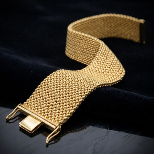 Gold armband massiv 750 - massiv,