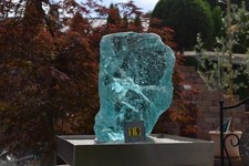 Gartendekoration Glasbrocken