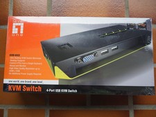 level one KVM-0422 4-Port USB KVM Switch Orginal Verpackt ungeöffnet neu