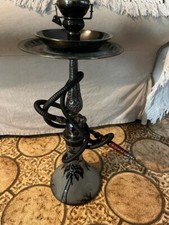 Shisha aus Glas Schwarz mit Ersatzteilen