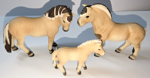 Schleich pferde fjord familie - fjord,