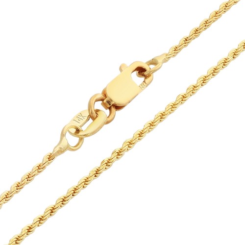 14k gelbgold solide 1mm - 14k,