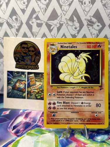 Pokémon ninetales holo 130 - pokémon,