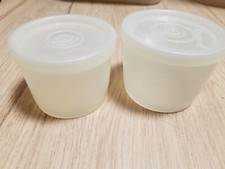 Tupperware Uno -Kunterbunt Dosen rund Transparent 140 ml+ 120 ml