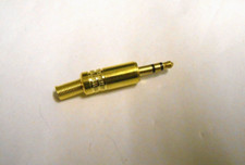 stereo Klinkenstecker 3,5 mm, vergoldet, für Microfon u. Kopfhörer