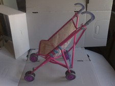 Puppenbuggy rosa bunt faltbar