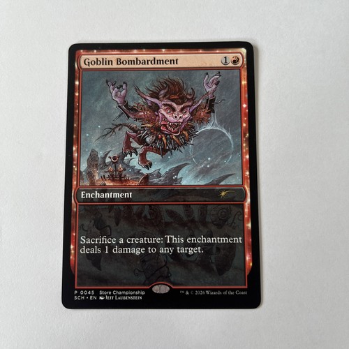 Mtg goblin bombardment - bombardment, promo