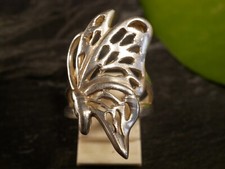 Hübscher 925 Sterling Silber Ring Schmetterling Falter Schmetterling Vintage