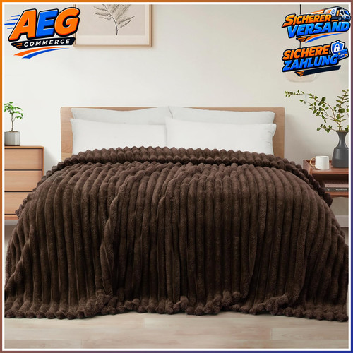 Kuscheldecke flauschig flanell - flauschig,