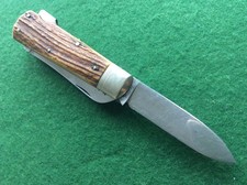 HUGO KÖLLER  WW2 JAGDTASCHENMESSER 4 TEILIG SOLINGEN 1933 - 1945