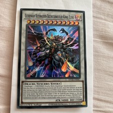 Yu-Gi-Oh! Glühender Rotdrachen Erzunterweltler König Elend Super Rare SDCK-DE047